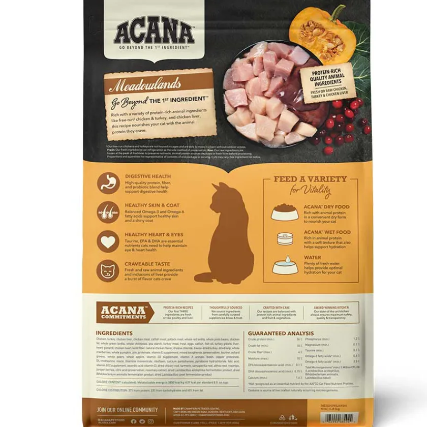 Acana Senior (+7 Años) | Adultos (1 A 7 Años)^Cat Meadowlands 4.5kg
