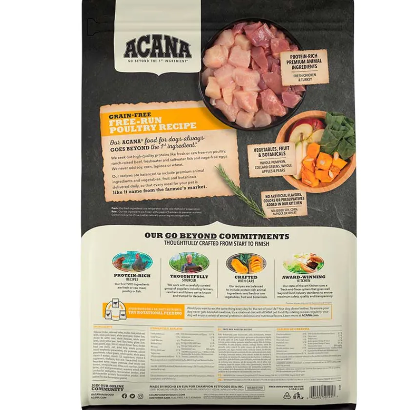 Acana Senior (+7 Años)^Dog Free Run Poultry 11.35kg