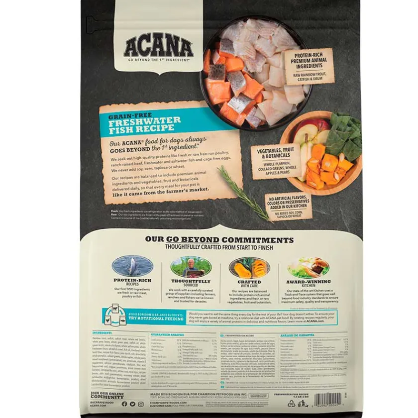 Acana Senior (+7 Años)^Dog Freshwater Fish 11.35kg