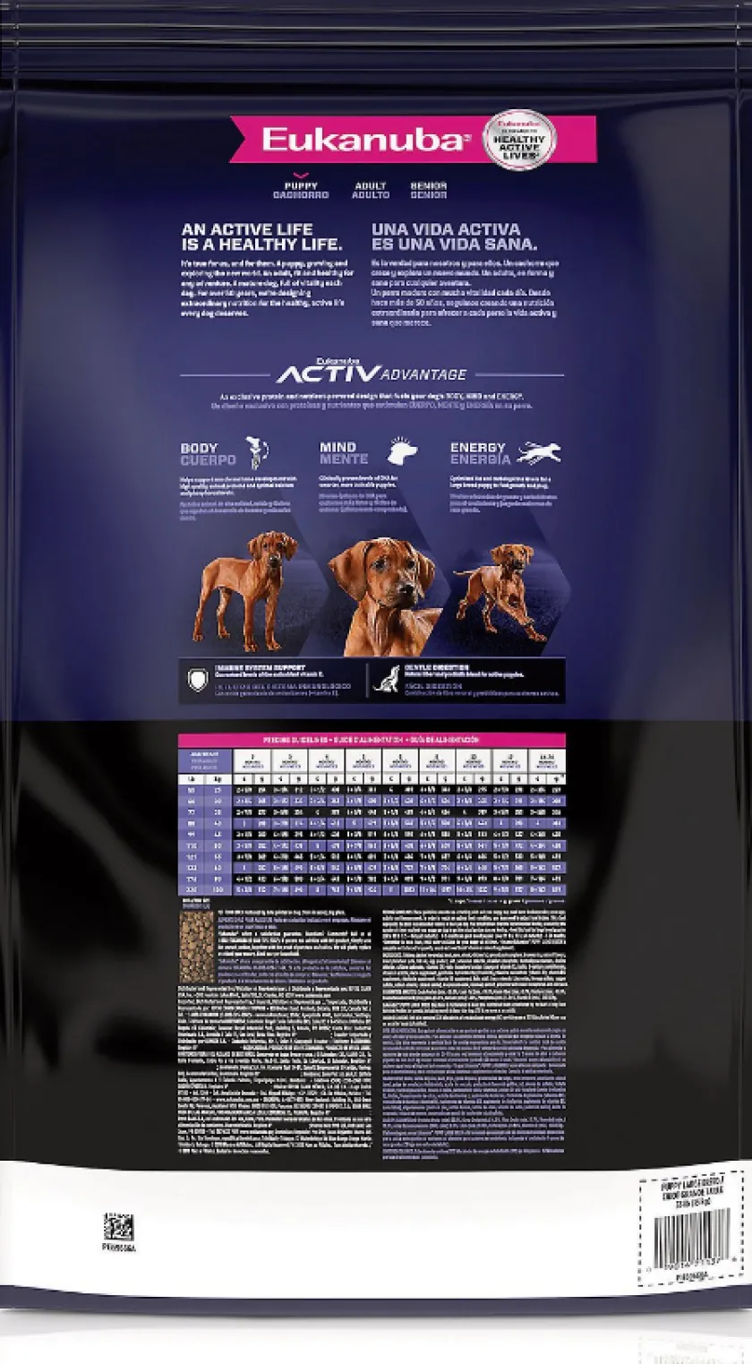 Eukanuba Cachorros (0 A 12 Meses)^Alimento Puppy Large Breed 15kg