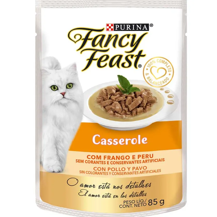Fancy Feast - Purina Húmedos^Alimento Fancy Feast Casserole Pollo y Pavo 85g