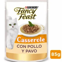 Fancy Feast - Purina Húmedos^Alimento Fancy Feast Casserole Pollo y Pavo 85g PACK 15 Unidades