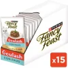 Fancy Feast - Purina Húmedos^Alimento húmedo Fancy Feast Goulash Pavo 85g PACK 15 Unidades
