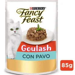 Fancy Feast - Purina Húmedos^Alimento húmedo Fancy Feast Goulash Pavo 85g PACK 15 Unidades