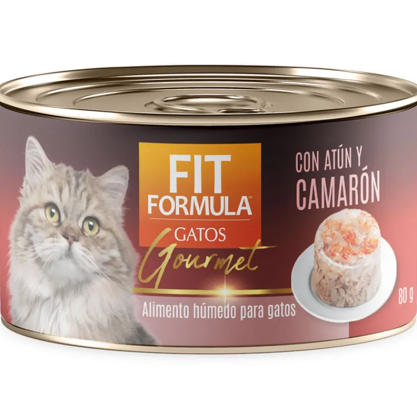 Fit Formula Húmedos^Alimento Húmedo Gato Gourmet Pack Atún, Camarón y Cangrejo 48un
