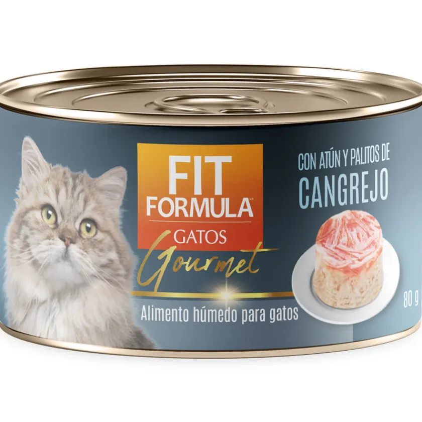 Fit Formula Húmedos^Alimento Húmedo Gato Gourmet Pack Sabores 48un