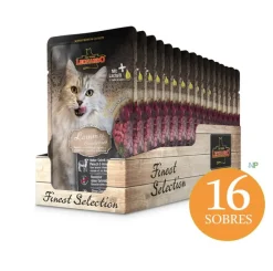 Leonardo Húmedos^Alimento húmedo Cordero y Arándano 85gr X 16 Unidades