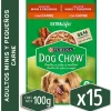 Dog Chow - Purina Húmedos^Alimento húmedo para perro DOG CHOW® Adultos Minis y Pequeños Sabor Carne 100gr Pack 15 Unidades