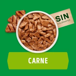 Dog Chow - Purina Húmedos^Alimento húmedo para perro DOG CHOW® Cachorros con Carne sobre 100gr Pack 15 Unidades
