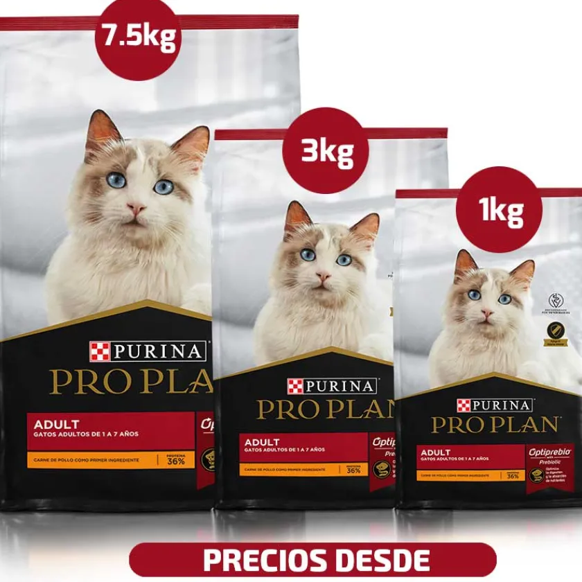Pro Plan - Purina Adultos (1 A 7 Años)^Alimento para Gatos PURINA PRO PLAN Adult