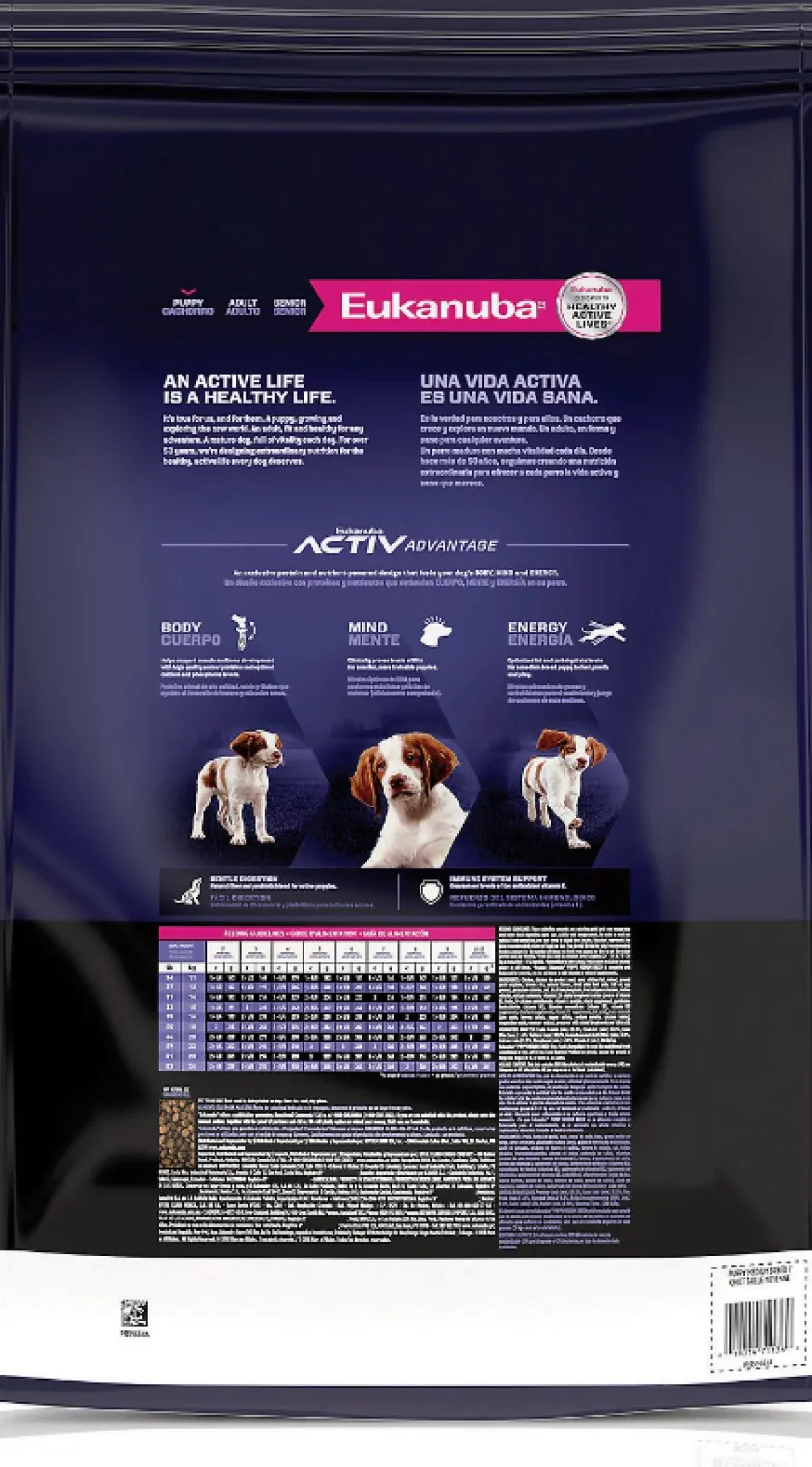 Eukanuba Cachorros (0 A 12 Meses)^Alimento Perro Puppy Medium Breed 15kg