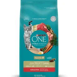 Purina One Adultos (1 A 7 Años)^Alimento seco para gato PURINA® ONE® Adulto Pollo y Carne