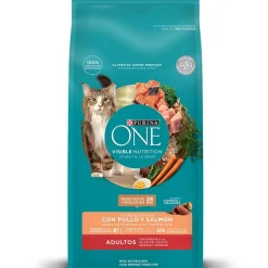 Purina One Adultos (1 A 7 Años)^Alimento seco para gato PURINA® ONE® Adulto Pollo y Salmón