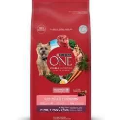 Purina One Adultos (1 A 7 Años)^Alimento seco para perro PURINA® ONE® Adulto Mini y Pequeño Pollo y Cordero