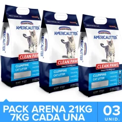 America Litter Arenas^Clean Paws Pack 21kg