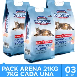 America Litter Arenas^Odor Seal Olor Talco Bebe Pack 21kg