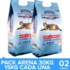 America Litter Arenas^Odor Seal Olor Talco Bebe Pack 30kg