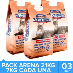 America Litter Arenas^Solid Clump Pack 21kg