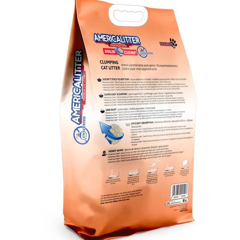 America Litter Arenas^Solid Clump 7kg