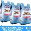 America Litter Arenas^Ultra Odor Seal Lavanda Pack 21kg