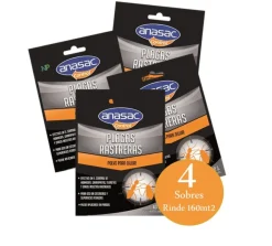 Anasac Control Antipulgas Y Garrapatas^de Plagas Rasteras 40gr X 4 Unidades