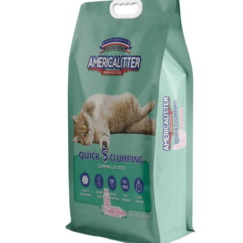 America Litter Arenas | Castrados^Arena Quick Clumping Talco Bebe 7kg