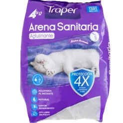 Traper Arenas^ARENA SANITARIA LAVANDA 4 KG