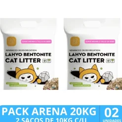 Arenas^Arena Sanitaria para Gatos Aroma Suave a Talco de Bebe PACK 20KG