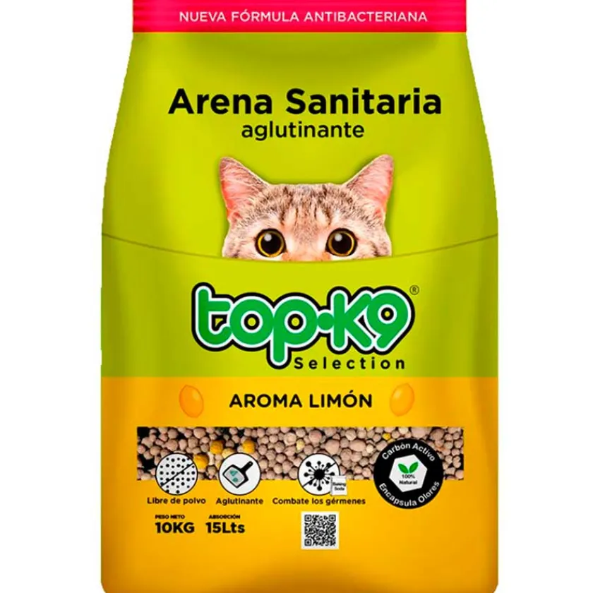 TOP K9 Arenas | Control Peso^Arena Topk9 Aglutinante Aroma Limón 2 Kg