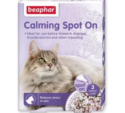 Beaphar Relajación Para Gatos | Adiestramiento^Calming Spot On Pipeta Calmante Gato 3 unidades