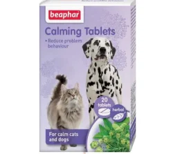 Beaphar Adiestramiento^Calming Tableta Calmante para Perros y Gatos 20 Comprimidos