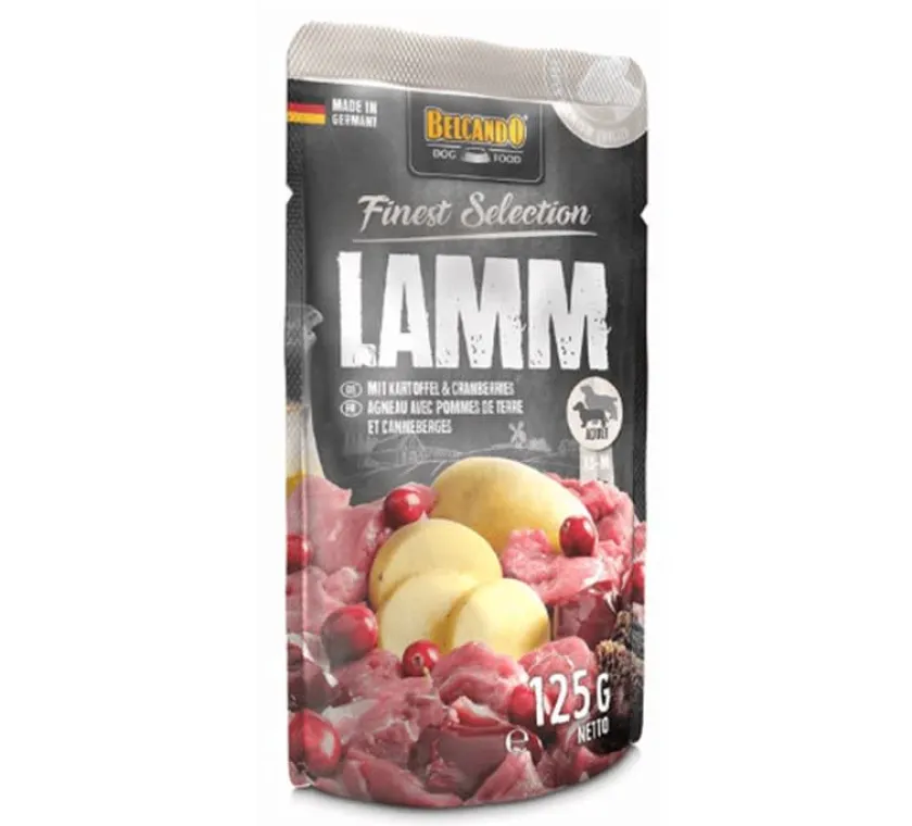 Belcando Húmedos | Galletas Y Snacks^Cordero, papa y arándanos Pouch 125gr