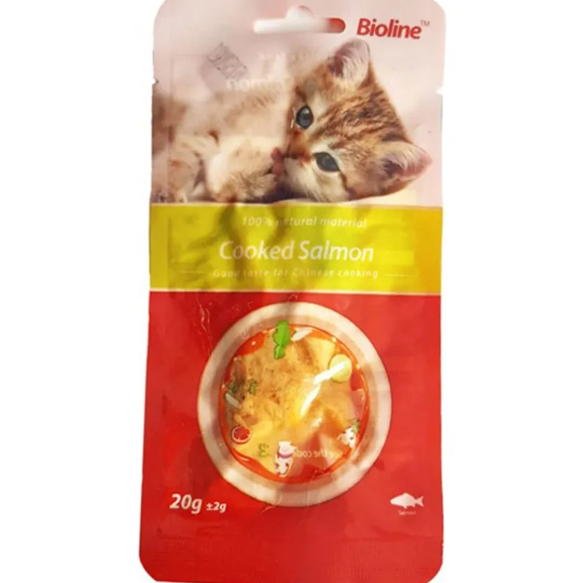 Bioline Naturales^Salmón Cocido 20gr