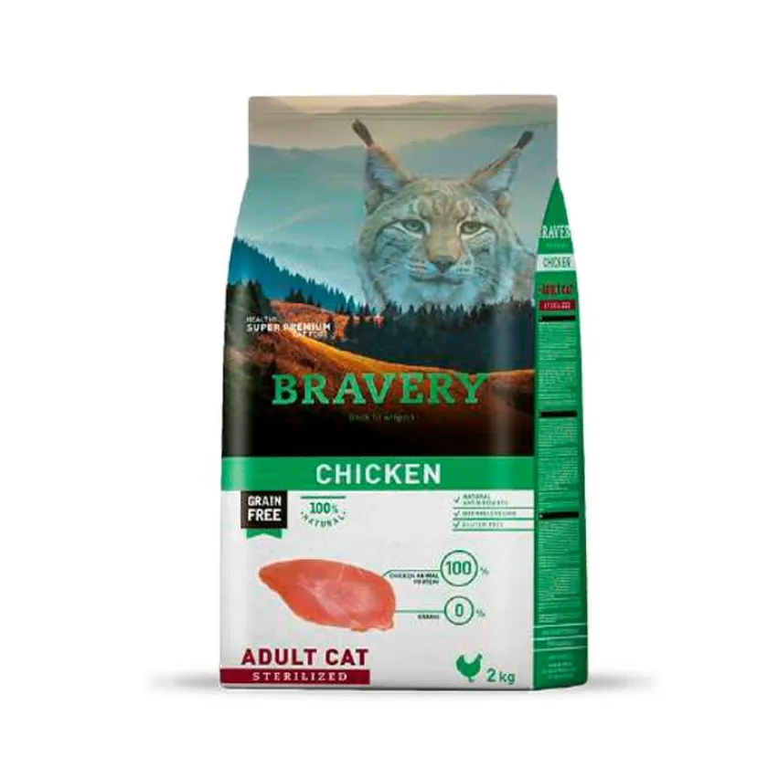 Bravery Castrados^Cat Chicken Adult Sterilized 2Kg