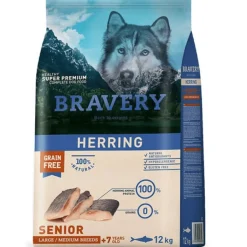 Bravery Senior (+7 Años)^Dog Herring Senior Large/Medium Breed 12kg