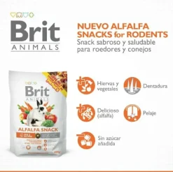 Brit Care Hámsters | Chinchillas^Brit Animals Alfalfa Snack para Roedores 100gr