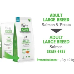 Brit Care Adultos (1 A 7 Años)^Adult Large Breed Salmón 3kg