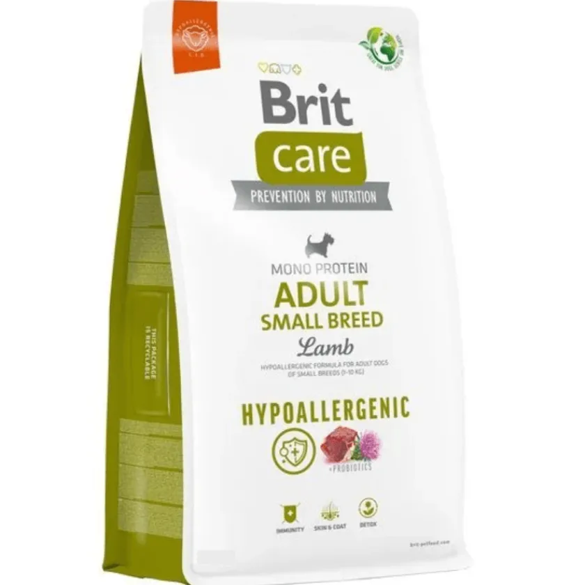 Brit Care Adultos (1 A 7 Años)^Adult Small Breed Lamb & Rice 3kg