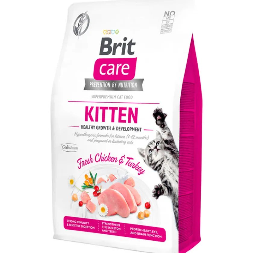 Brit Care Gatitos (0 A 12 Meses)^Cat Kitten Healthy Growth 400gr