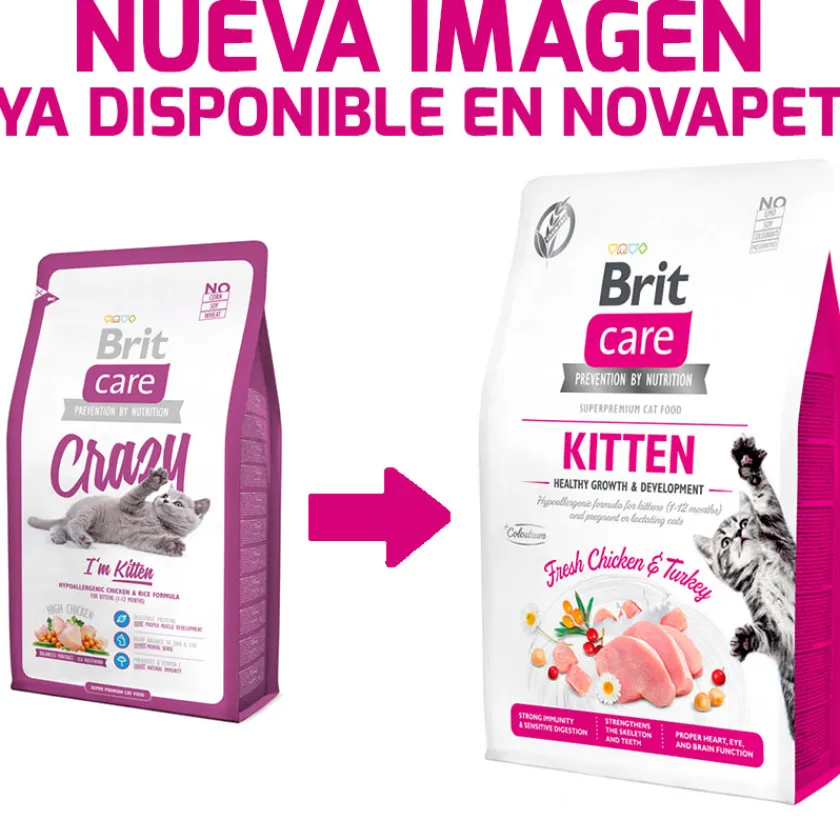 Brit Care Gatitos (0 A 12 Meses)^Cat Kitten Healthy Growth 400gr