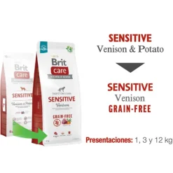 Brit Care Adultos (1 A 7 Años)^Dog Adult Sensitive Venado 3kg