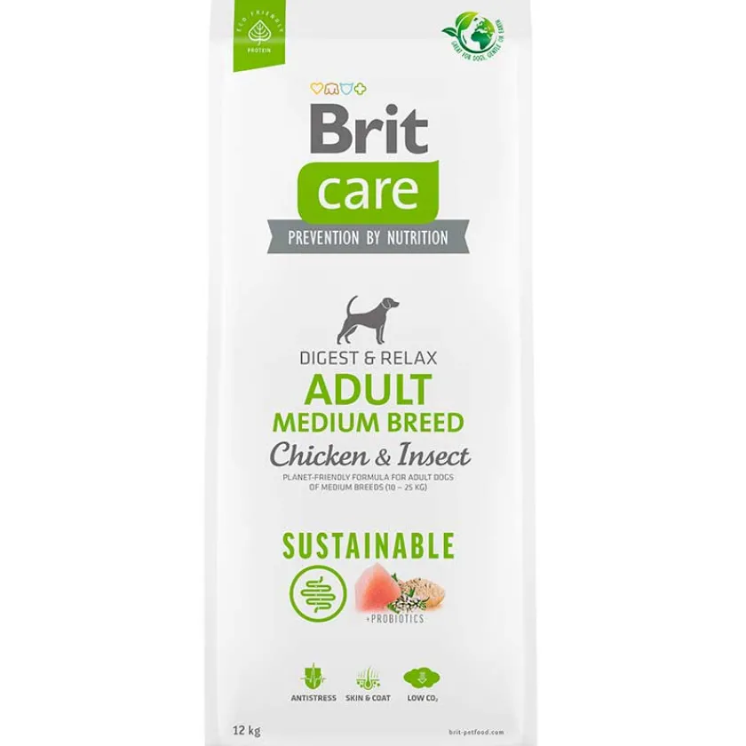 Brit Care Adultos (1 A 7 Años)^Dog Chicken Insect AD Medium 12kg