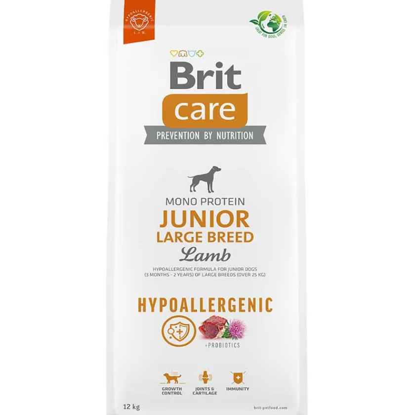 Brit Care Cachorros (0 A 12 Meses)^Dog Junior Large Lamb Hypoallergenic 12kg