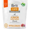 Brit Care Cachorros (0 A 12 Meses)^Dog Junior Large Lamb Hypoallergenic 1kg