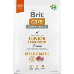 Brit Care Cachorros (0 A 12 Meses)^Dog Junior Large Lamb Hypoallergenic 3kg