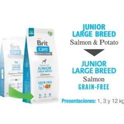 Brit Care Cachorros (0 A 12 Meses)^Dog Junior Large Breed Salmon 12kg