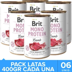Brit Care Húmedos^Mono Protein Cordero Pack 6 Unidades