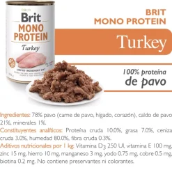 Brit Care Húmedos^Mono Protein Pavo 400gr