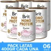 Brit Care Húmedos^Mono Protein Rabbit Pack 6 Unidades