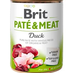 Brit Care Húmedos^Paté & Meat Duck 800gr
